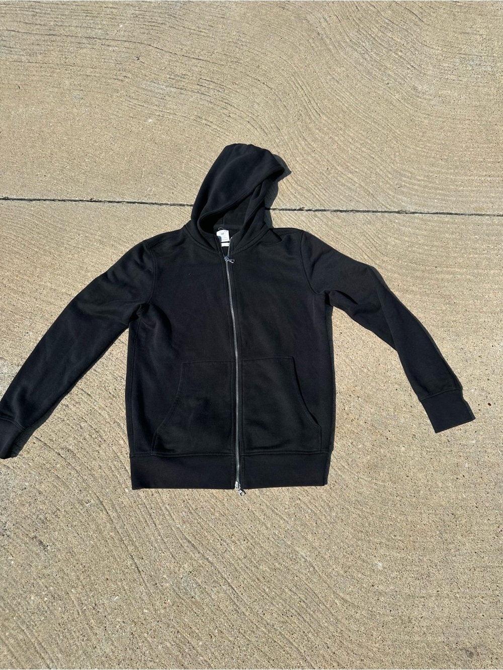 GAP x John Elliott Black Full Zip Hoodie Sweatshirt Men’s Medium